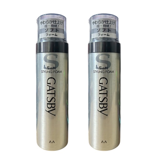 Bọt Tạo Kiểu Tóc Mềm Gatsby 185g