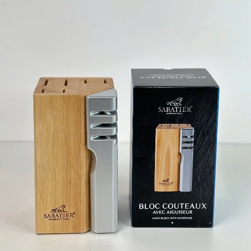 Bộ Đế Cắm & Mài Dao Sabatier Knife Block & Sharperner