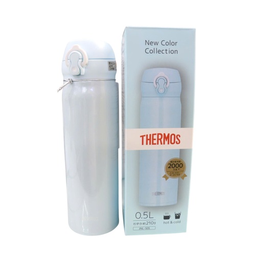 Bình Giữ Nhiệt Thermos 0.5L (Nóng&Lạnh) Màu Xanh Tuyết