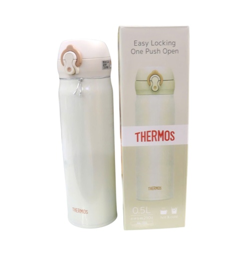 Bình Giữ Nhiệt Thermos 0.5L (Nóng&Lạnh) Màu Trắng Ngọc Trai