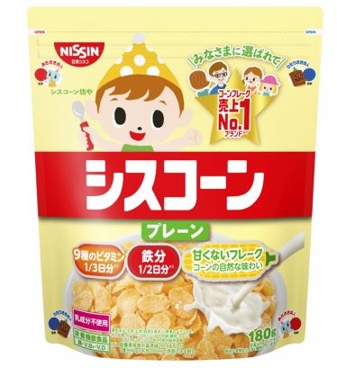 Ngũ Cốc Nissin Ciscorn Big Plain Type Vị Bắp 180g