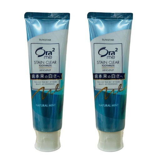 Kem Đánh Răng Hương Bạc Hà Tự Nhiên Ora2 Sunstar 140Gr 