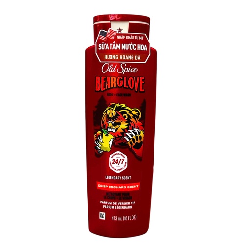 Gel Tắm Old Spice Bearglove Hương Hoang Dã 473ml
