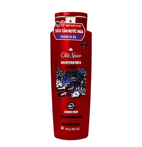 Gel Tắm Old Spice Nightpanther Hương Bí Ẩn 473ml