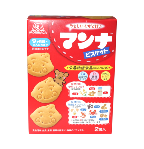 Bánh Quy Ăn Dặm Hình Thú Morinaga 86g 9M+