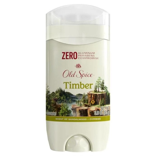 Sáp Khử Mùi Old Spice Giảm Tiết Mồ Hôi Hương Timber 85g (Nắp Trắng)