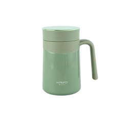 Cốc Giữ Nhiệt 2 Lớp Inox Kaiyo Kèm Lõi Lọc Trà 350Ml, Màu Xanh Mint