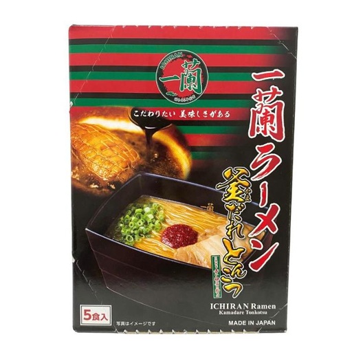 Mì Ichiran Ramen Kamadare Tonkotsu (5 Phần) 655g