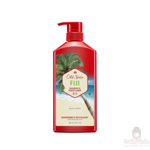 Dầu Gội Xả 2in1 Old Spice Cho Nam Hương Fiji 650ml 