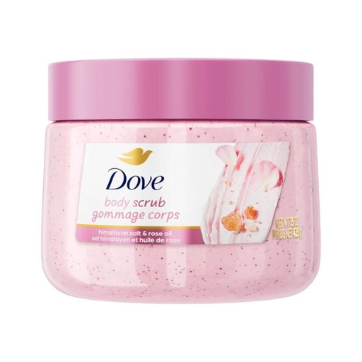 Tẩy Da Chết Dove Himalayan Salt & Rose Oil Body Scrub 425g 