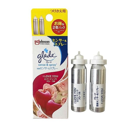 Set Refill Máy Khử Mùi Thơm Phòng Glade I Love You (18mlx2)