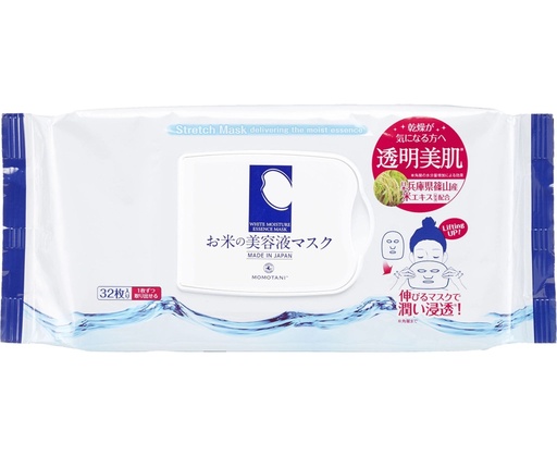 Mặt Nạ Momotani White Moisture Essence 32 Miếng