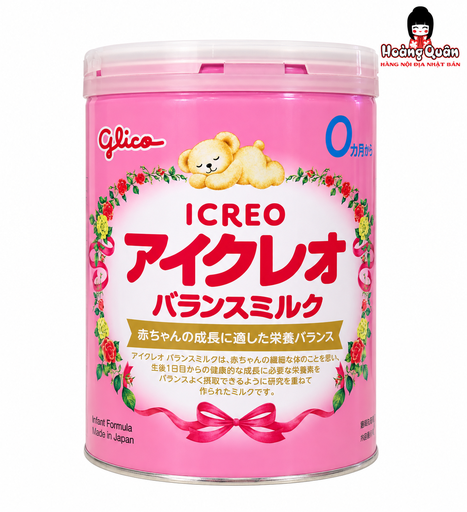 Sữa Glico Icreo Số 0 800gr Cho Bé Từ 0-1 Tuổi