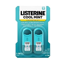 Set 2 Xịt Thơm Miệng Listerine Cool Mint Pocketmist 7.7ml