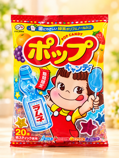 Kẹo Mút Fujiya Cô Gái Pop Candy 20 cây
